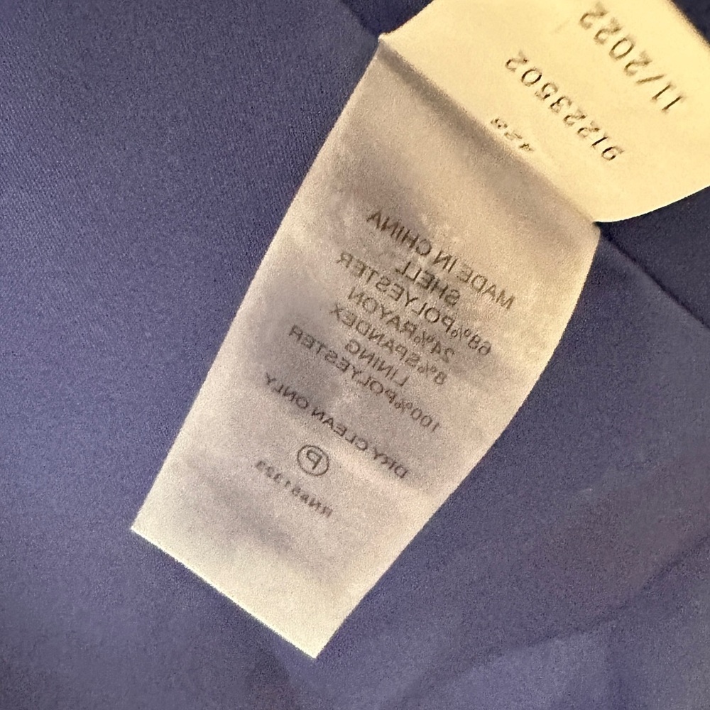 Vince Camuto Long Sleeve Blazer Size 2 Blue - Picture 4 of 6